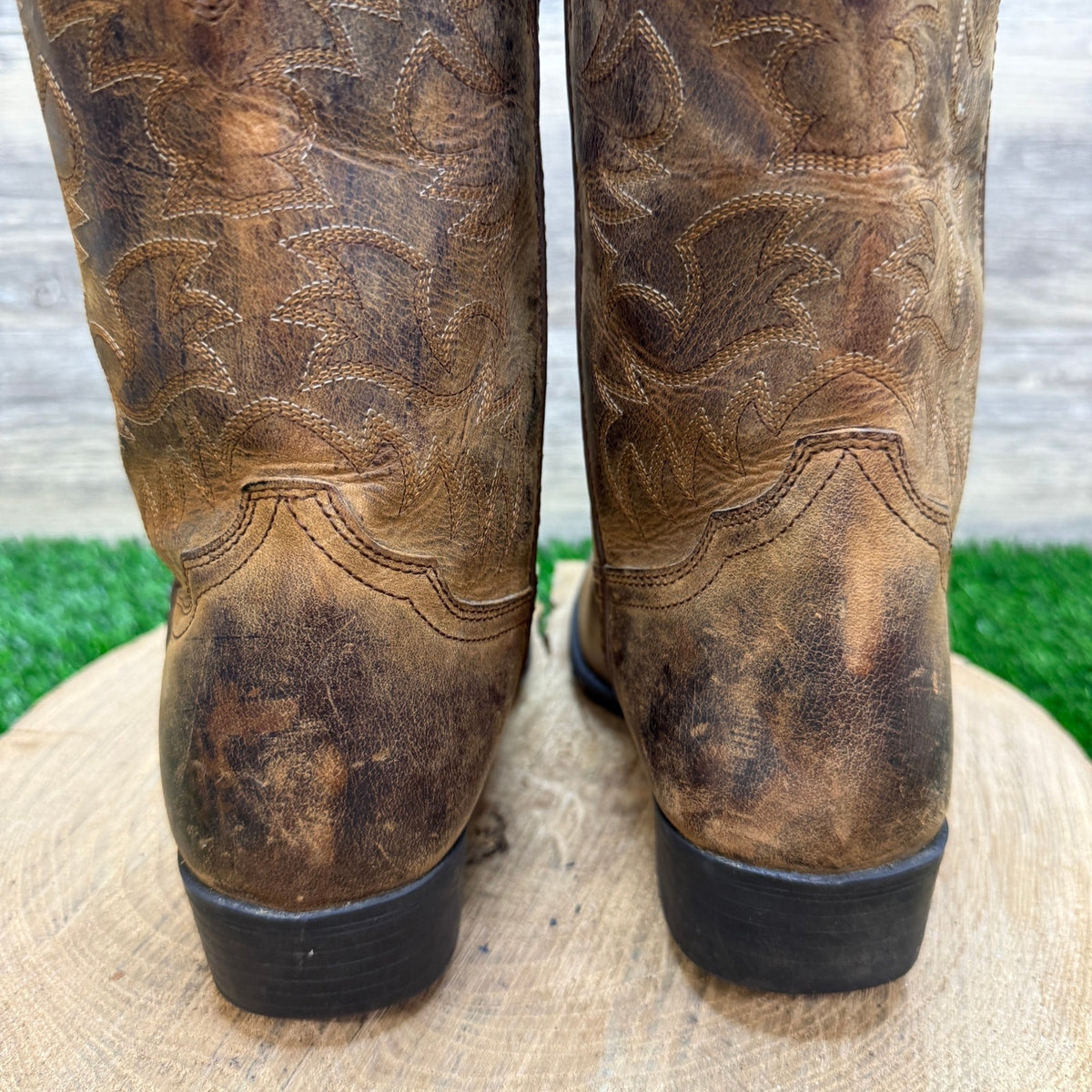 Ariat Youth - Size 5 - Brown Western Cowboy Boots Style 10001825