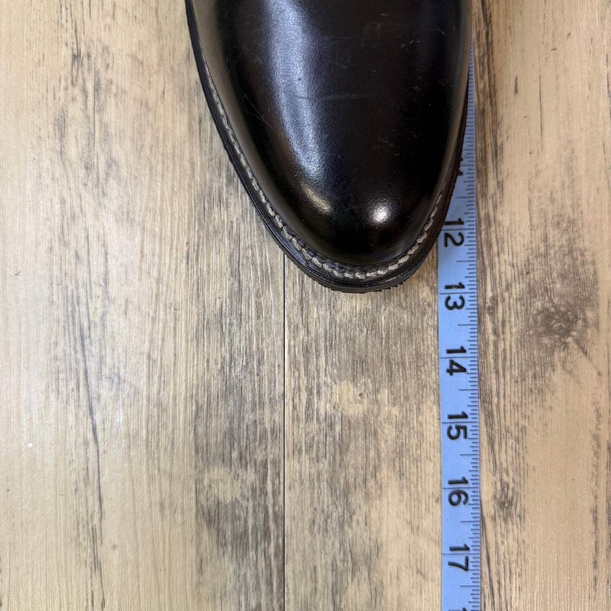 Justin Men - Size 12B - Black Roper Western Cowboy Boots Style 3170