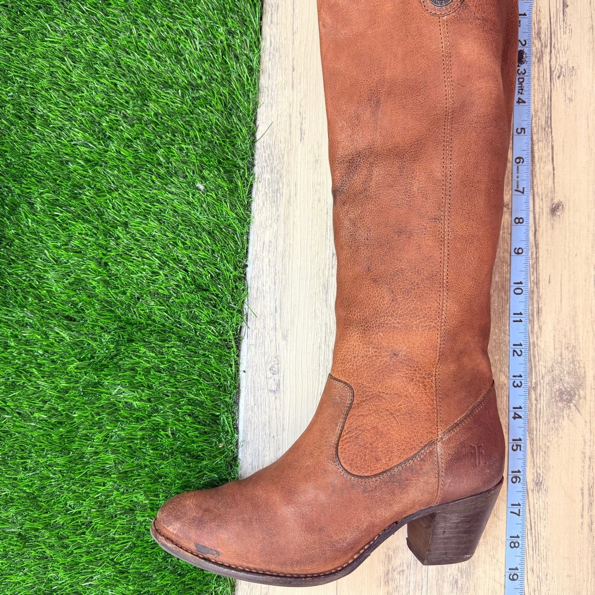 Frye Women - Size 8B - Cognac Jackie Button Tall Boots 76575