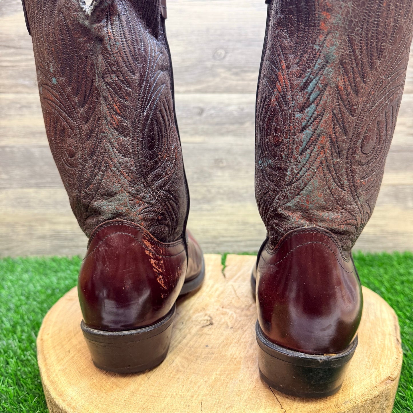 Laredo Men - Size 8.5EE - Vintage Brown Cowboy Boots 12382