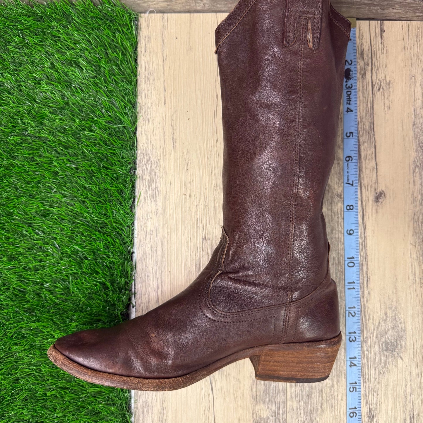Frye Women - Size 6B - Dark Brown Soft Slouch Boots Style 77687