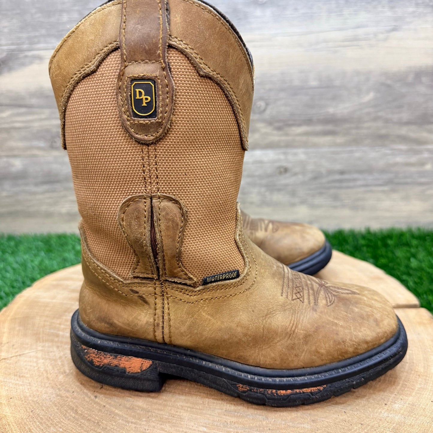 Dan Post Youth - Size 11.5D - Tan Waterproof Cowboy Boots DPC2699