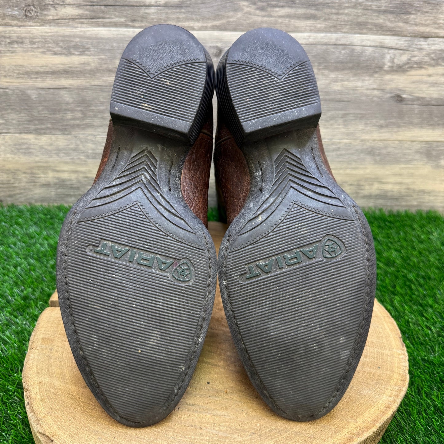 Ariat Men - Size 10.5D - Two Tone Brown Bullhide Cowboy Boots Style 10016366