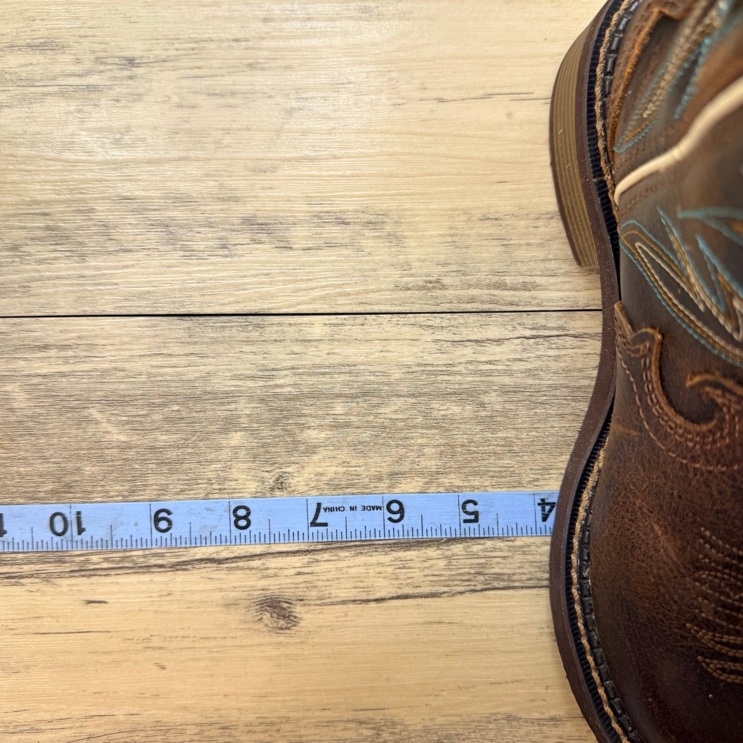 Justin Gypsy Women - Size 5B - Brown / Turquoise Cowboy Boots L2911