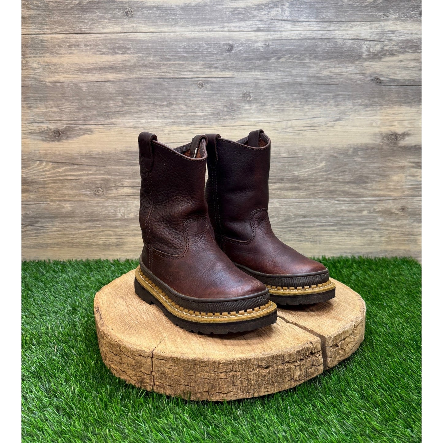 Georgia Giant Youth - Size 13 - Dark Brown Boots