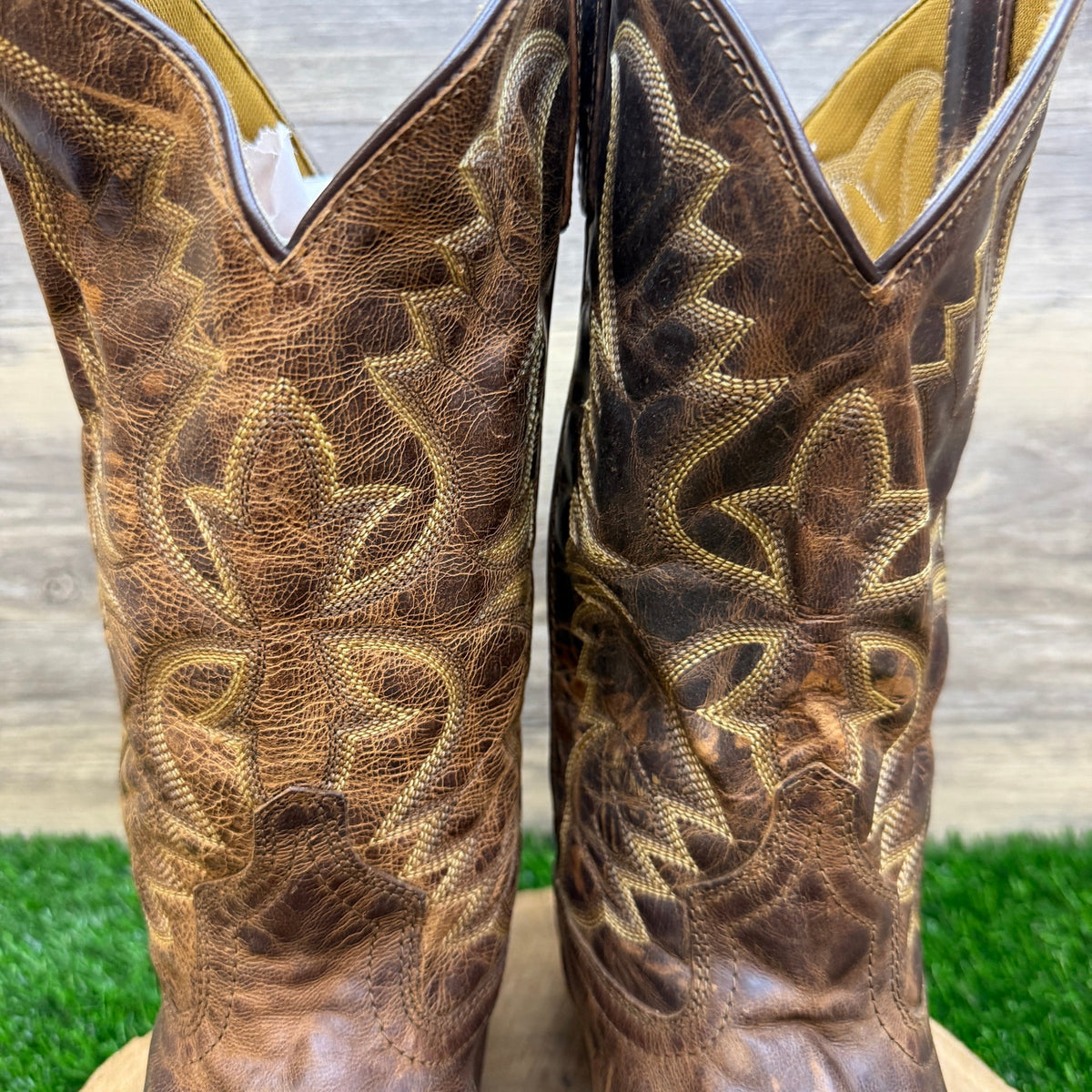 Laredo Men - Size 10.5D - Birchwood Brown Western Cowboy Boots Style 68452