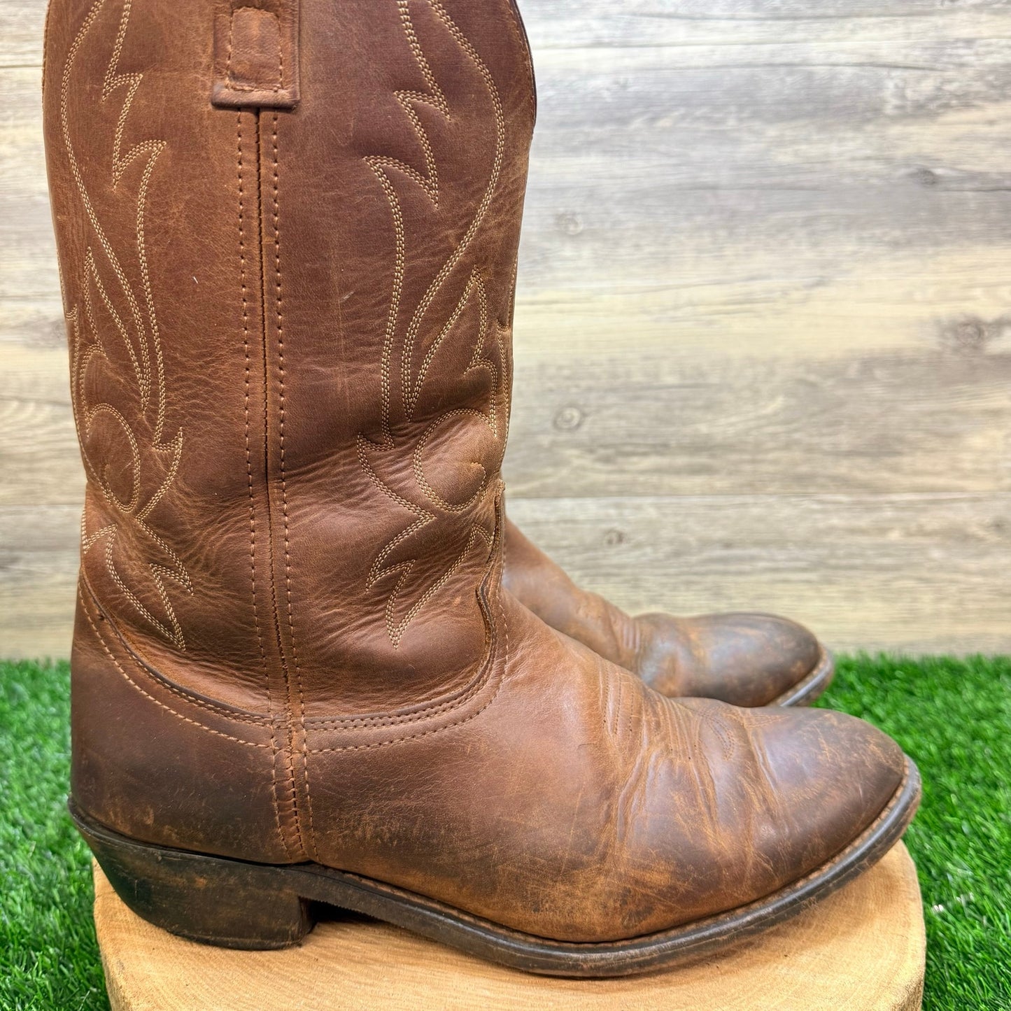Masterson Men - Size 12EW - Brown Western Cowboy Boots