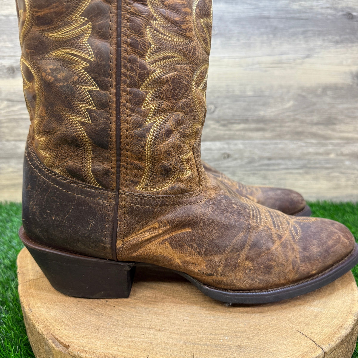 Laredo Men - Size 10.5D - Birchwood Brown Western Cowboy Boots Style 68452