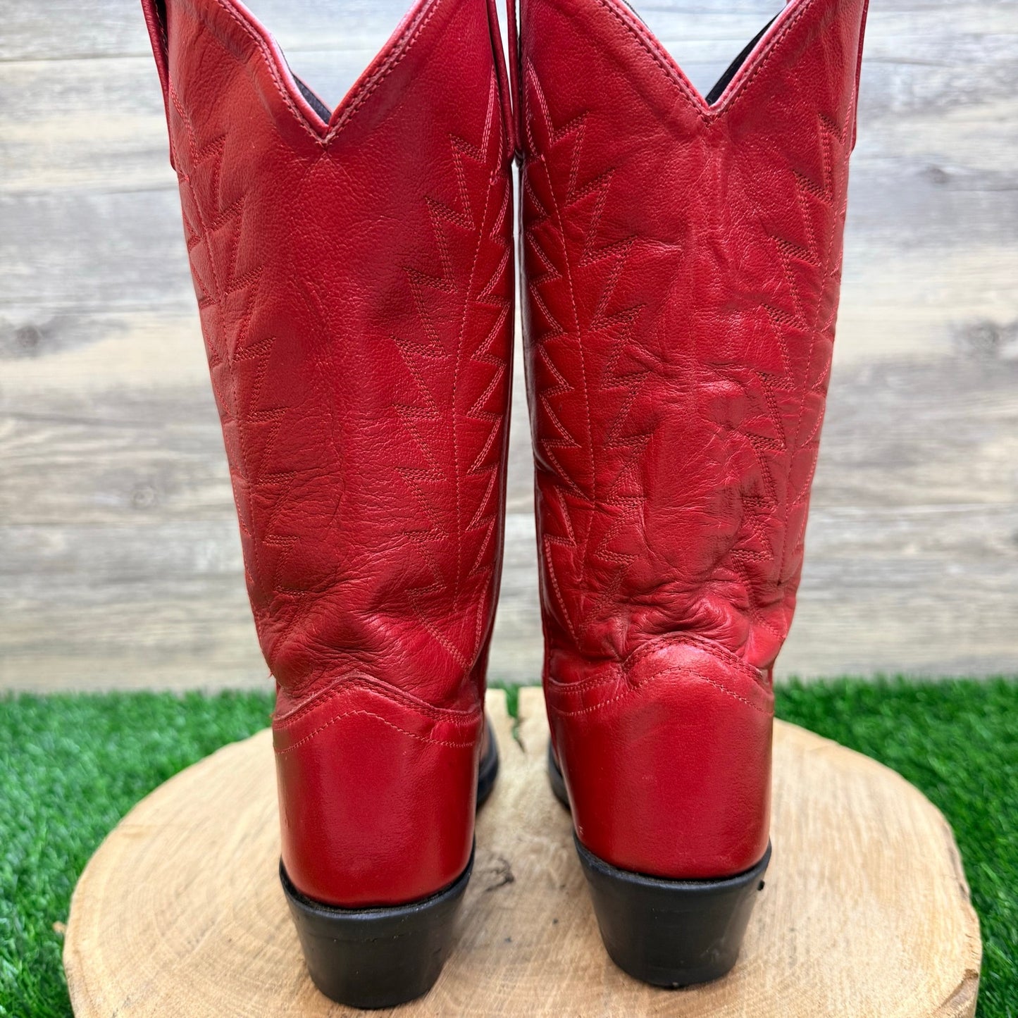Old West Women - Size 6 - Red Western Cowboy Boots SCL7016