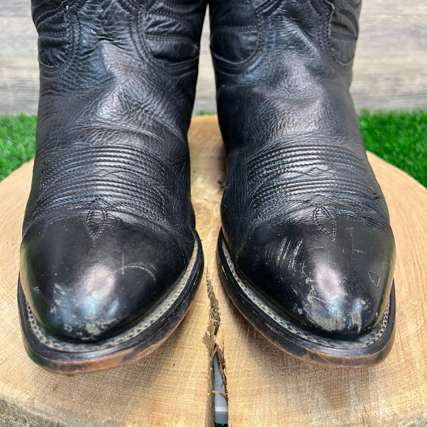 Durango Men - Size 11.5D - Black Cowboy Boots Style DB910X