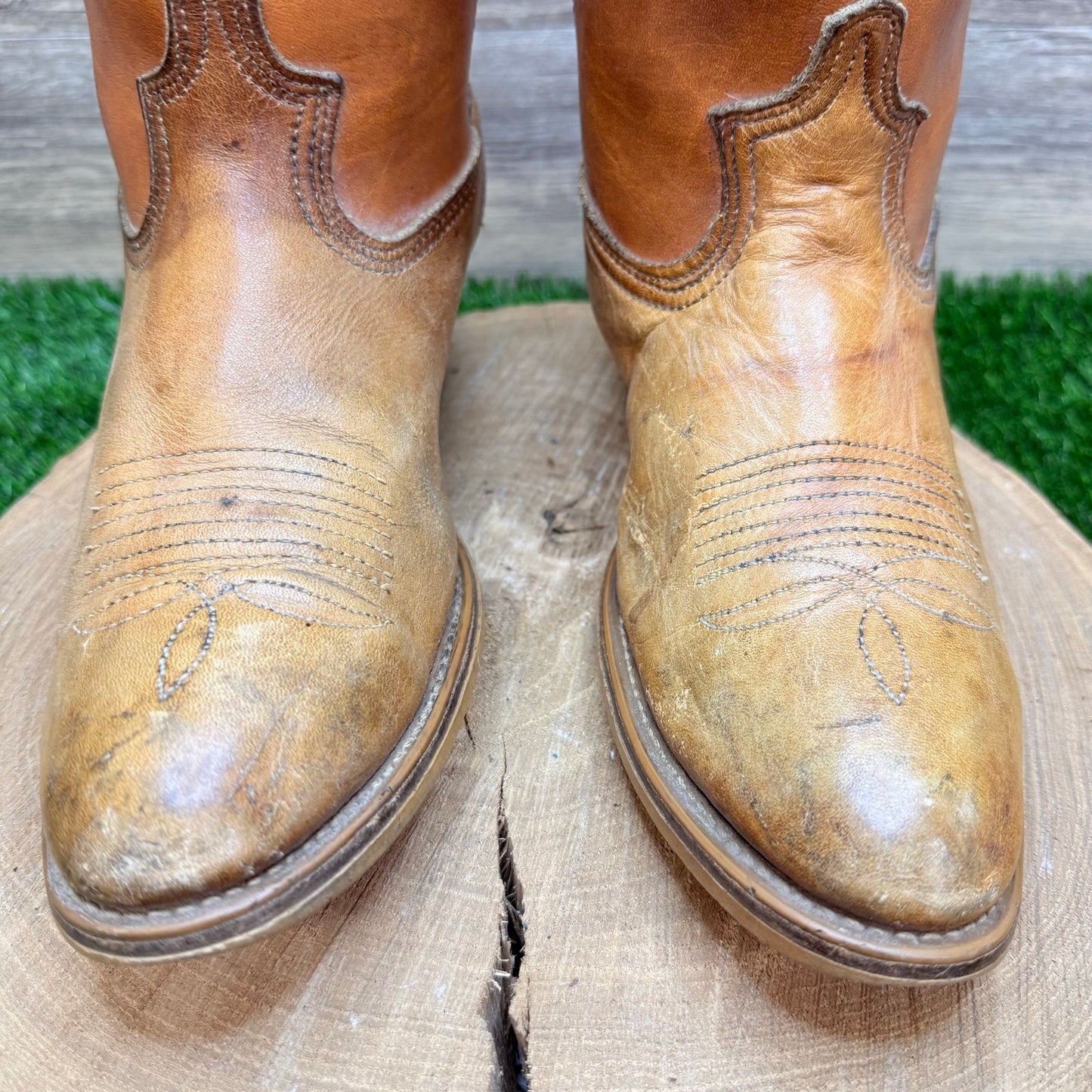 Dingo Men - Size 11D - Vintage Brown Acme Western Cowboy Boots 5907