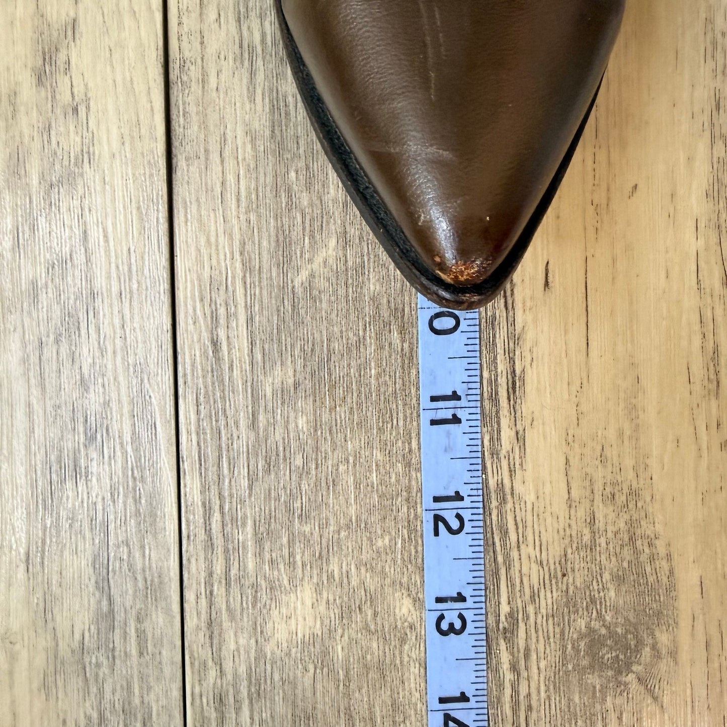 Justin Women / Youth - Size 5C / 1.5 - Vintage Brown Western Cowboy Boots L-4003
