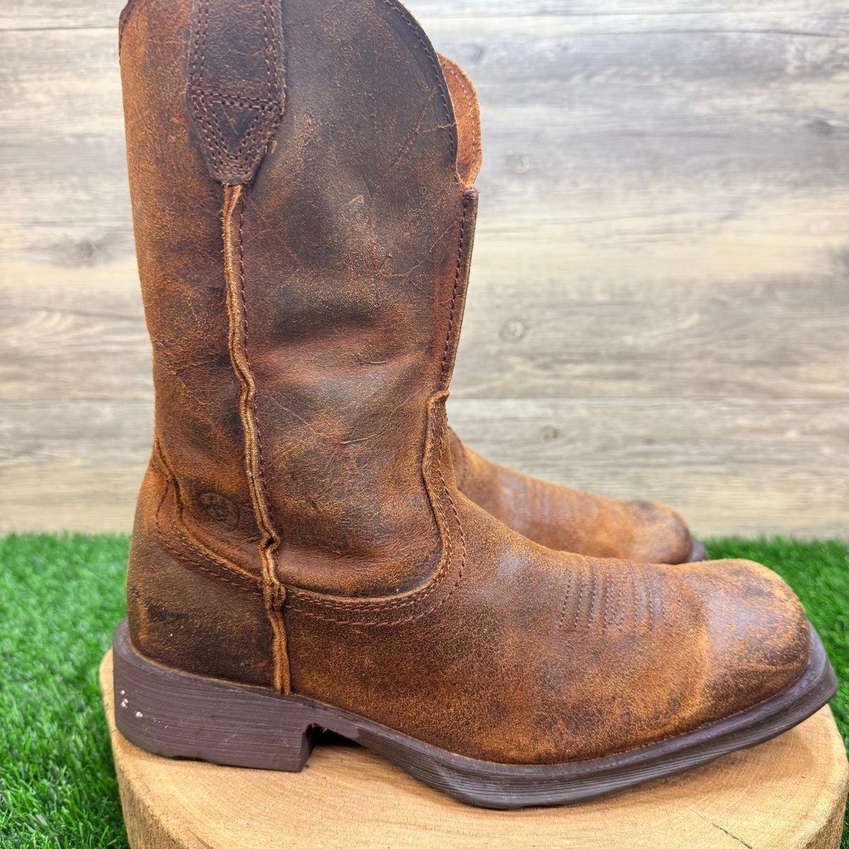 Ariat Men - Size 8D - Brown Urban Ramblers Square Toe Cowboy Boors 10006715