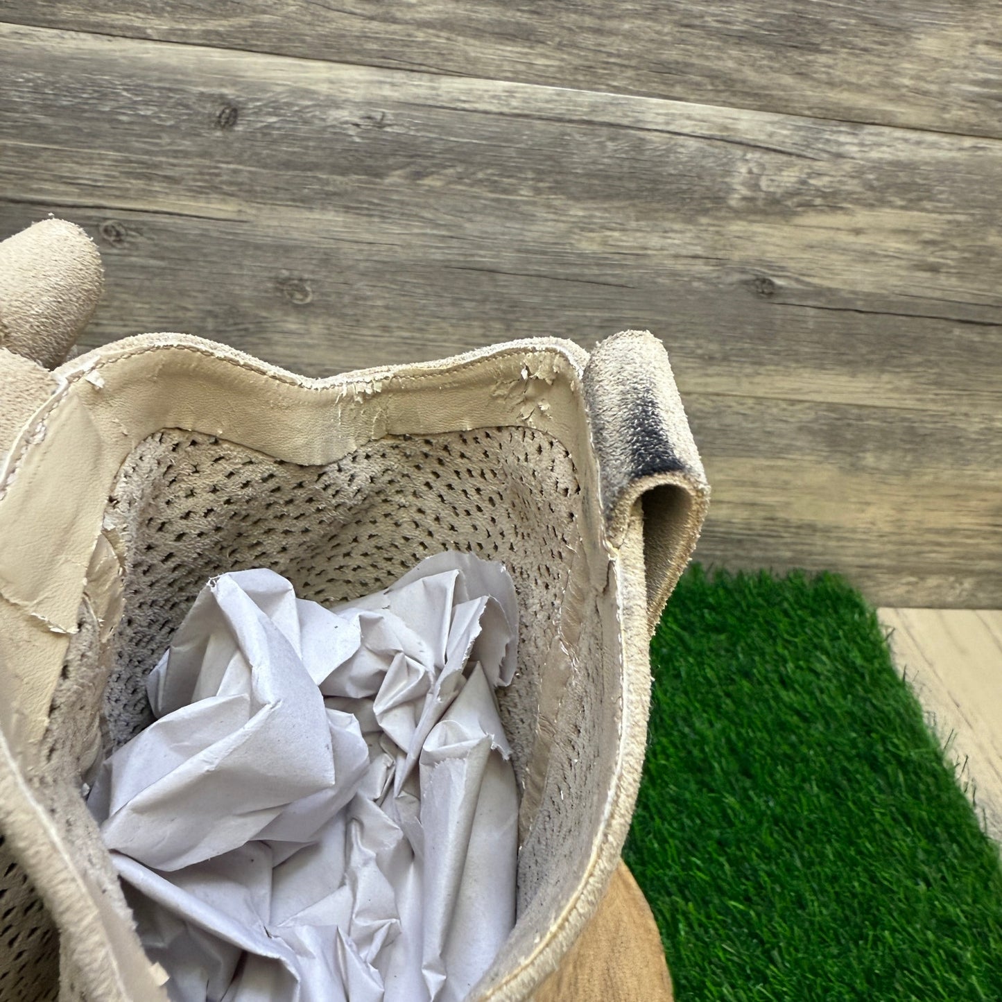 BCB Generation Women - Size 6B - Beige Suede Cutout Boots Style Bastille