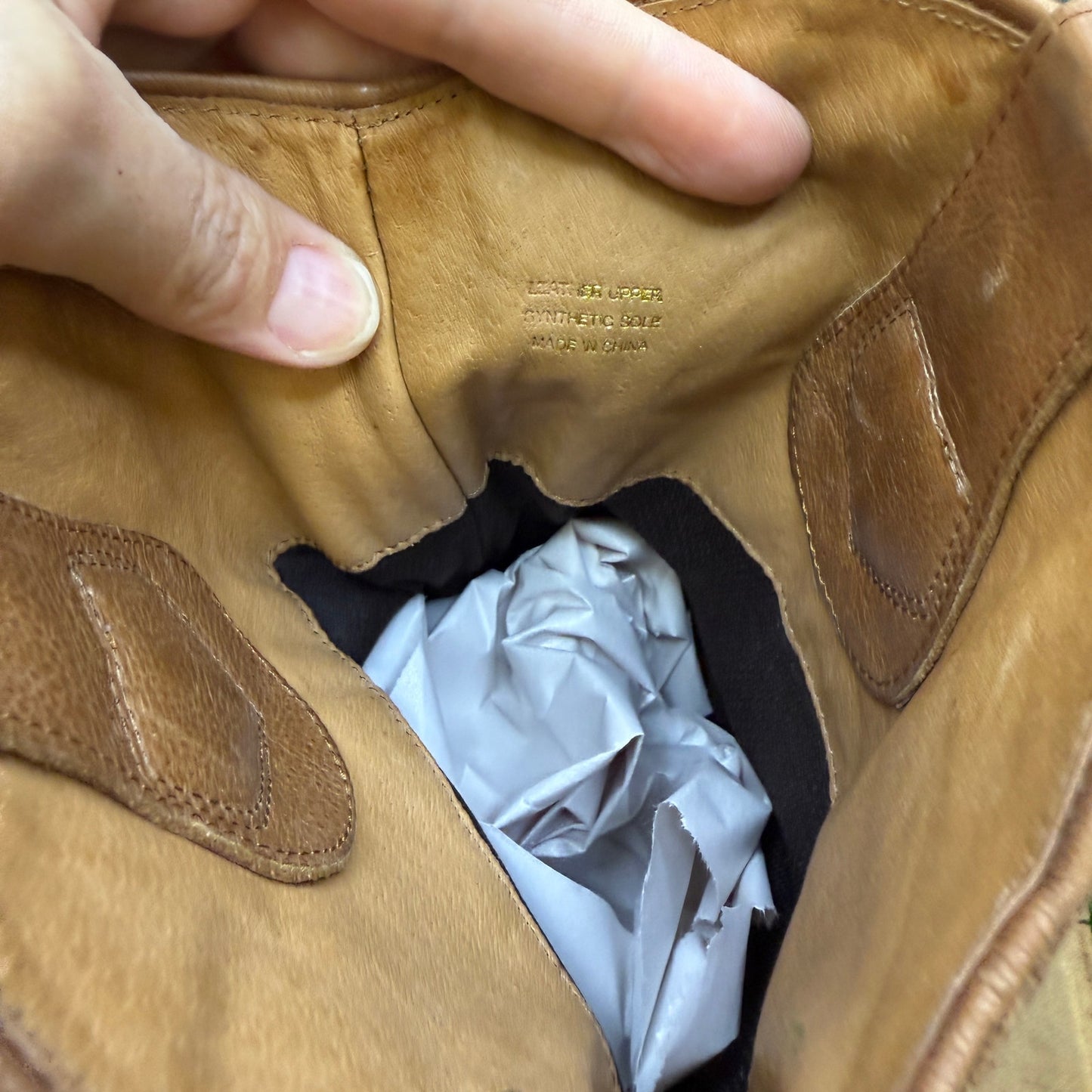 Steve Madden Women - Size 6 - Tan Slouch Boots