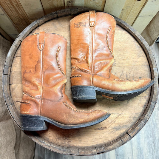 Double H Men - Size 7D - Vintage Brown Sub Zero Insulated Cowboy Boots