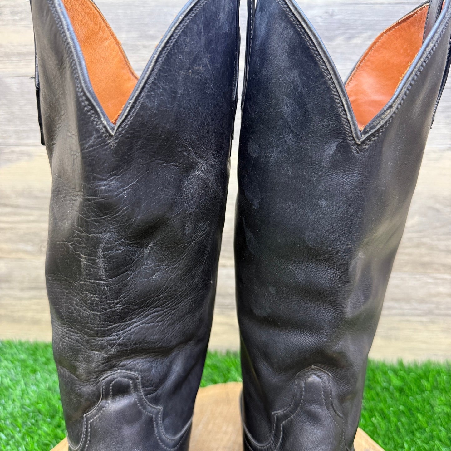 El Dorado Men - Size 10D - Black Western Cowboy Boots