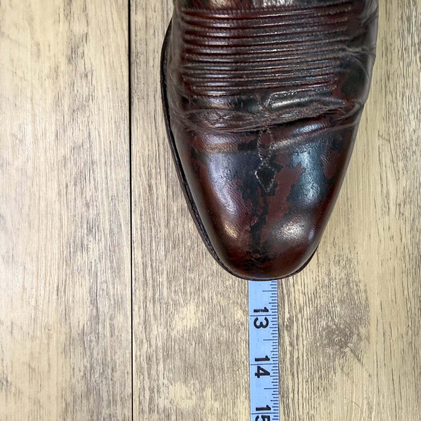Dan Post Men - Size 11.5D - Distressed Burgundy Western Cowboy Boots 6683