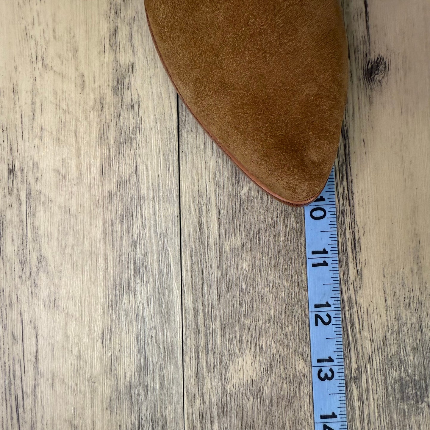 Frye Women - Size 9M - Tan Suede Ankle Zipper Boots Style 3471740