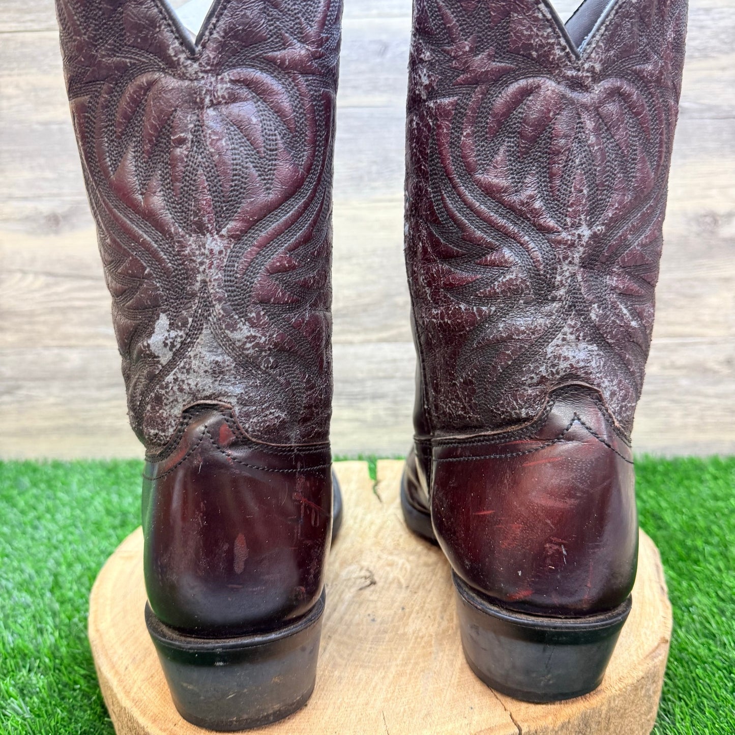 Laredo Men - Size 11EW - Vintage Burgundy Western Cowboy Boots 4246