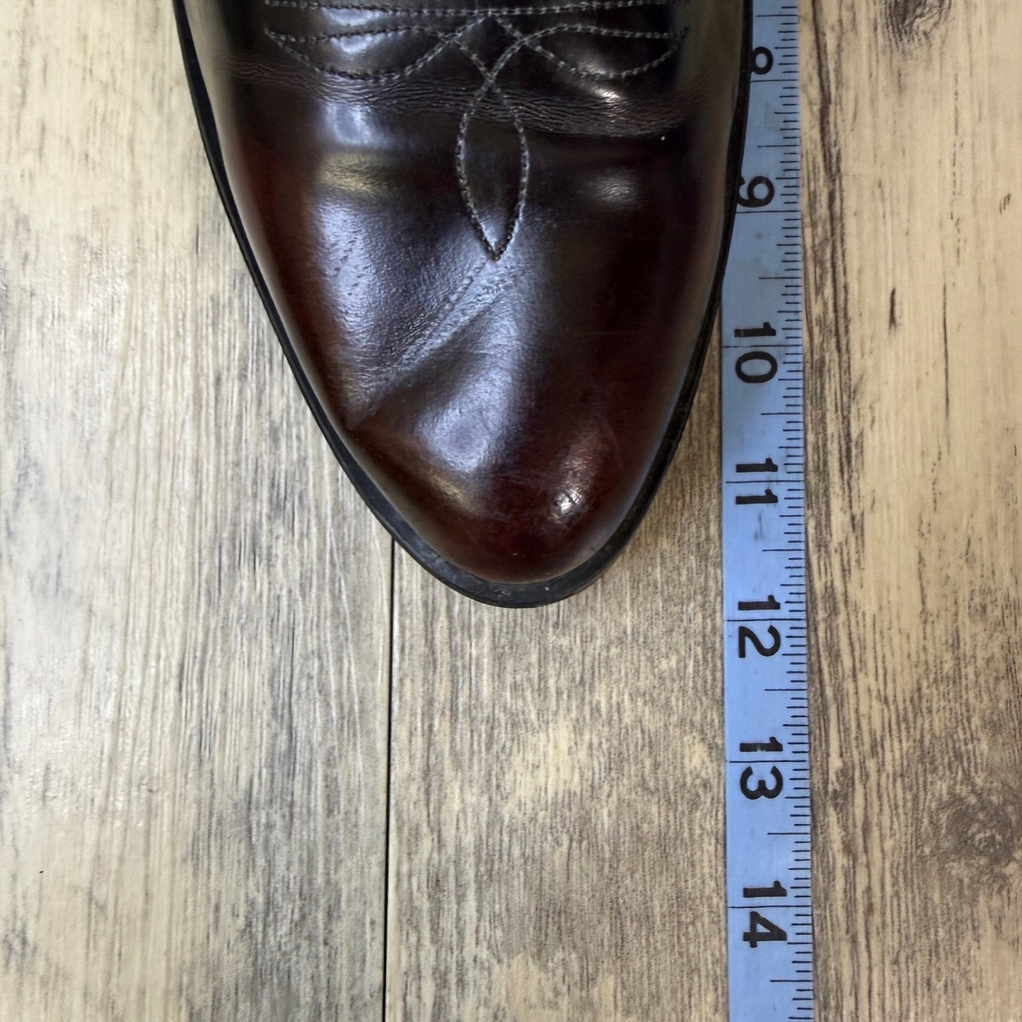 Laredo Men - Size 9.5D - Black Cherry Ankle Zipper Western Cowboy Boots 62008