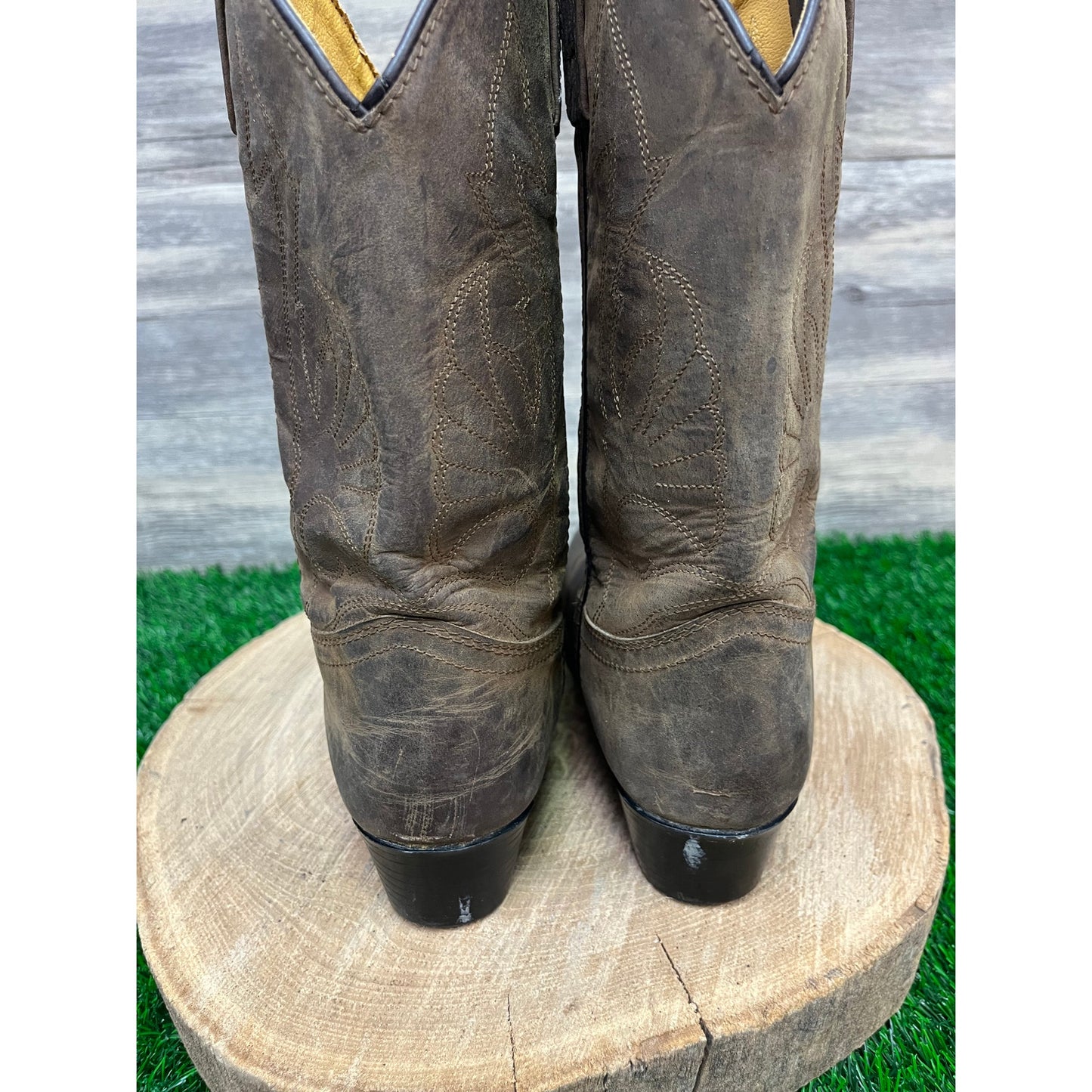 Masterson Youth - Size 6D - Brown Cowboy Boots Style RB2000Y