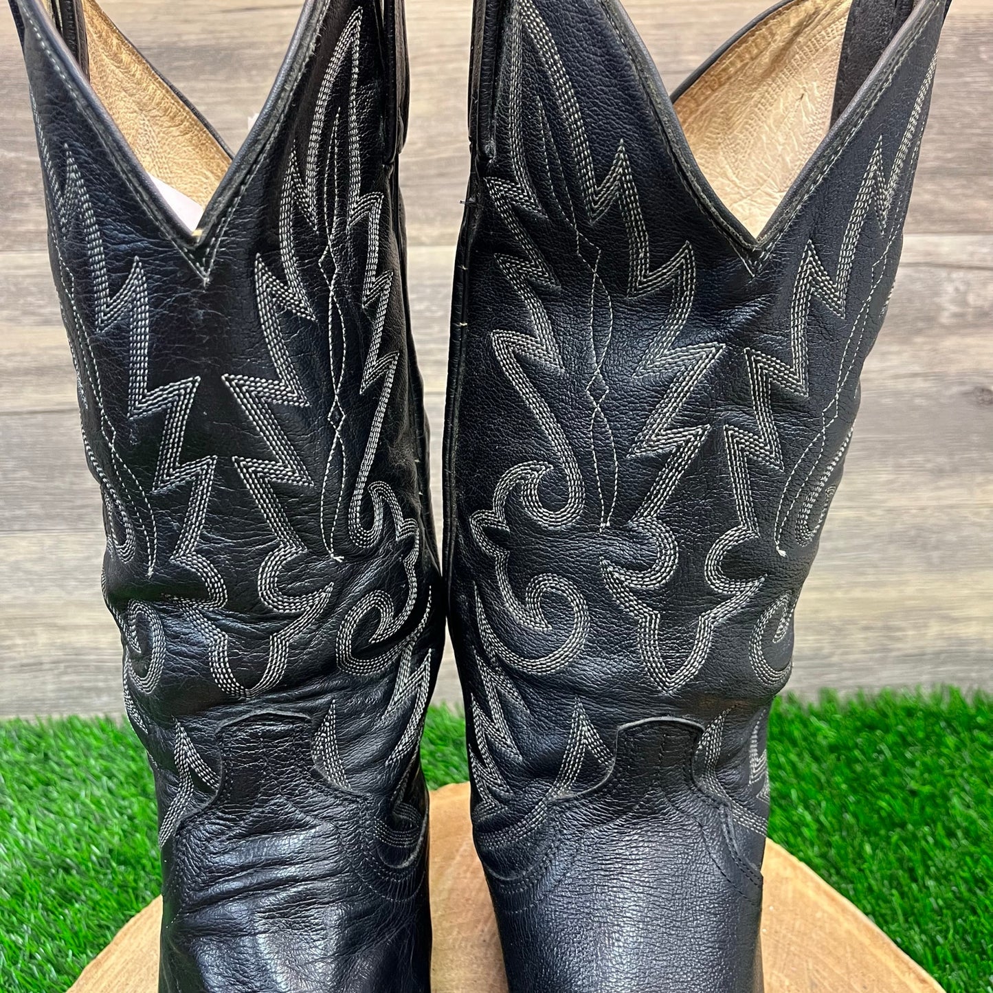 Dan Post Men - Size 7.5D - Black Cowboy Boots Style 16791