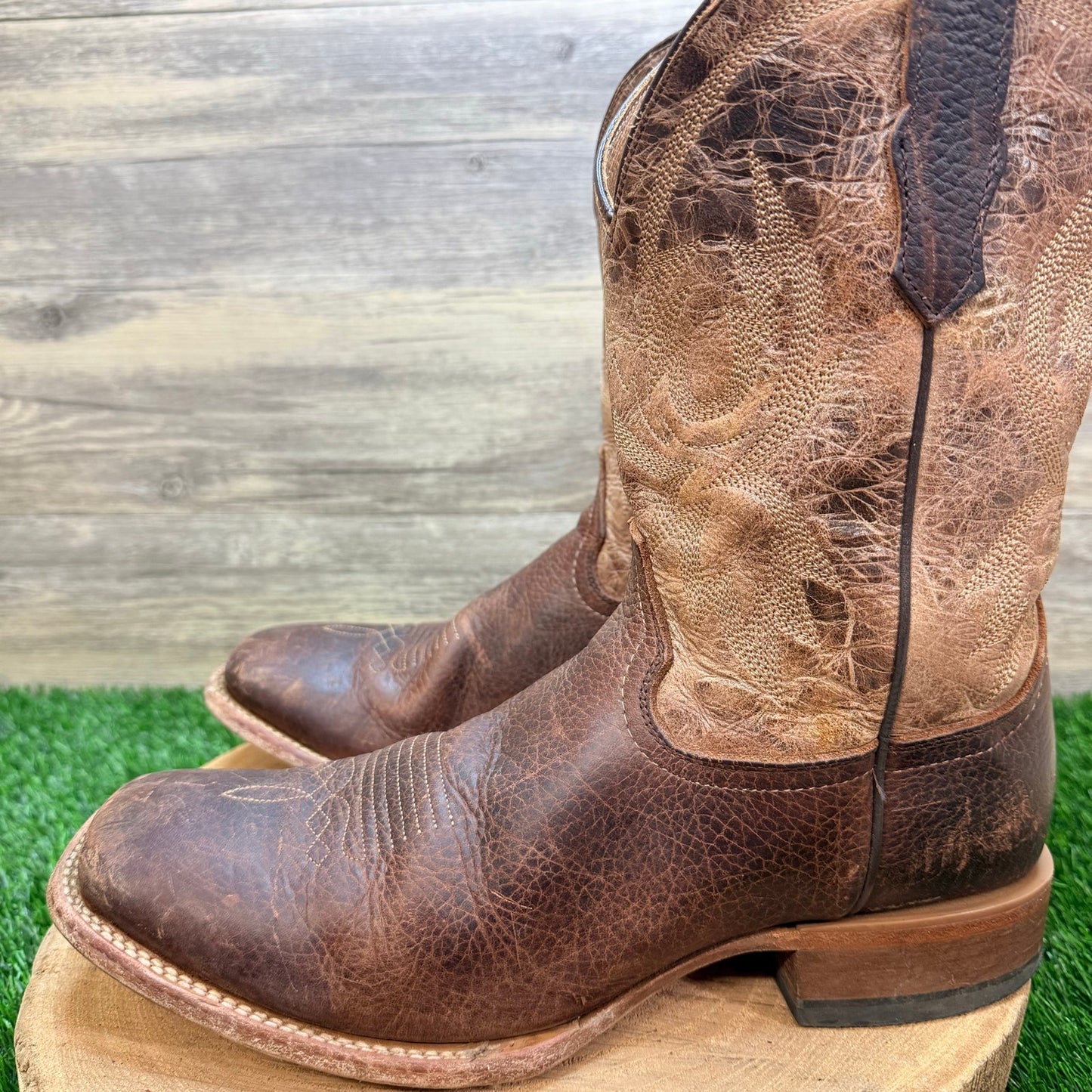 Cody James Men - Size 12D - Brown Square Western Cowboy Boors BCJFA22L7