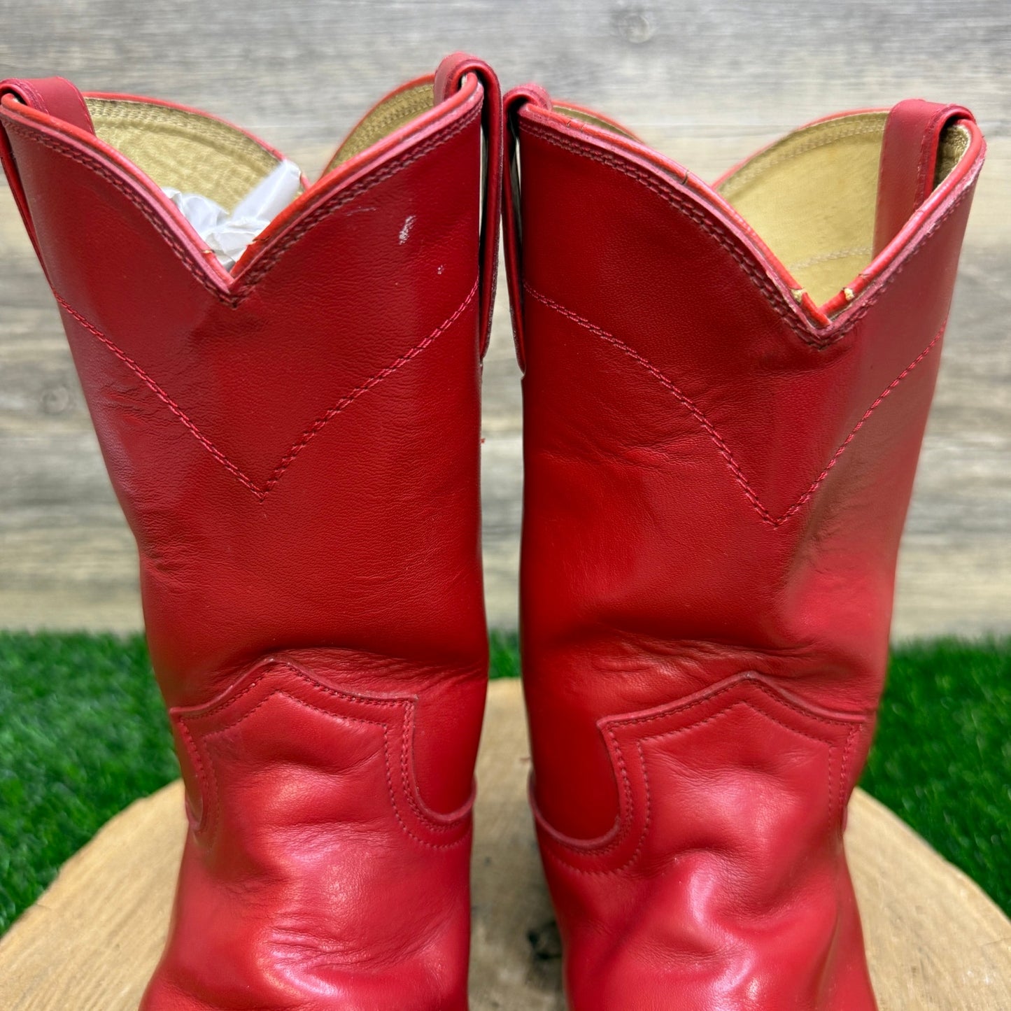 Unknown Women - Size 5.5B - Vintage Red Roper Western Cowboy Boots
