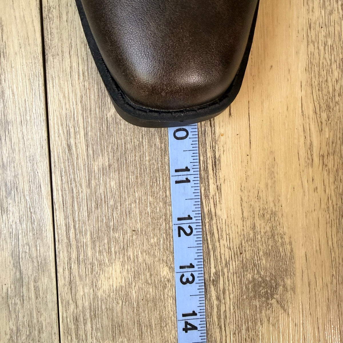 Time and Tru Women - Size 6.5 - Brown Faux Leather Moto Cowboy Boors 56514