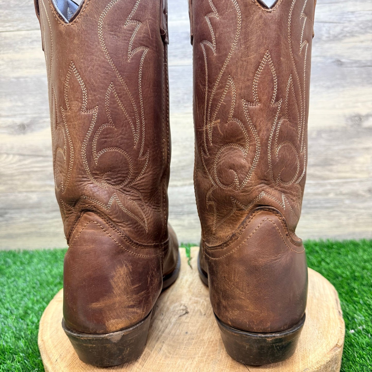 Masterson Men - Size 12EW - Brown Western Cowboy Boots