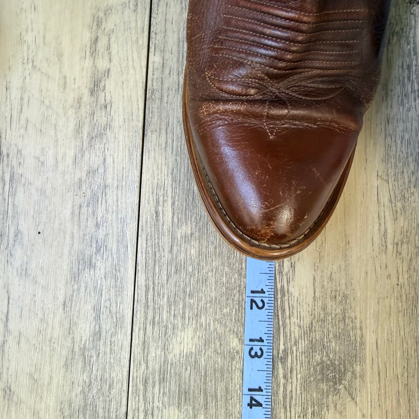 Acme Men - Size 8.5D - Vintage Brown Dingo Cowboy Boots 72943