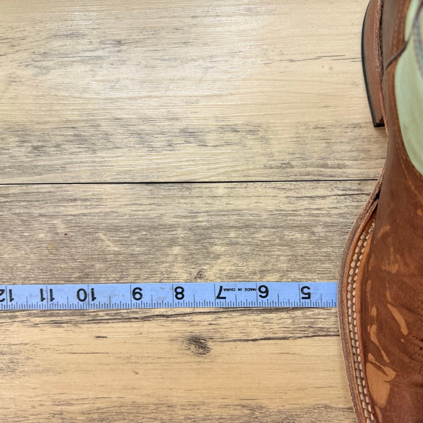 Tony Lama Women- Size 8.5B - Light Green / Brown Square Toe Cowboy Boots TL3201