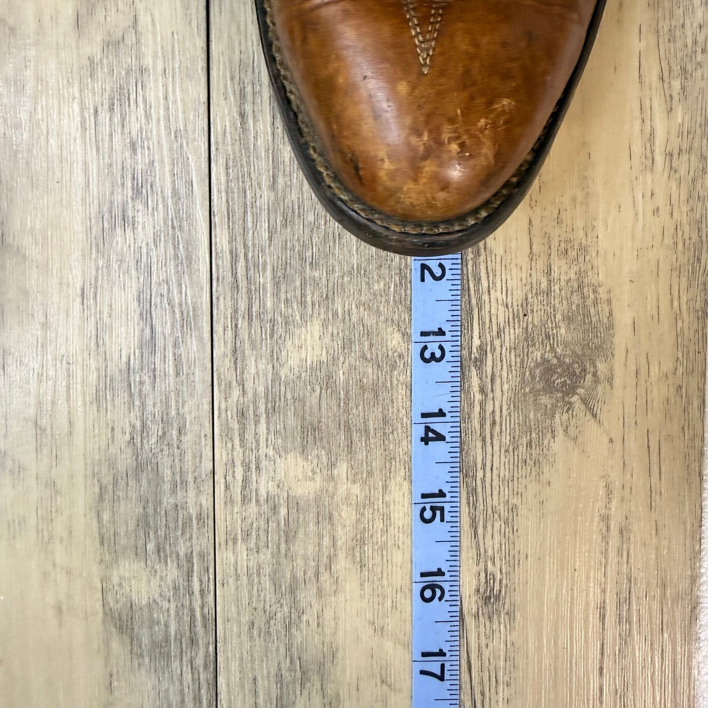 Dan Post Men - Size 9.5D - Vintage Tan Western Cowboy Boots 6813
