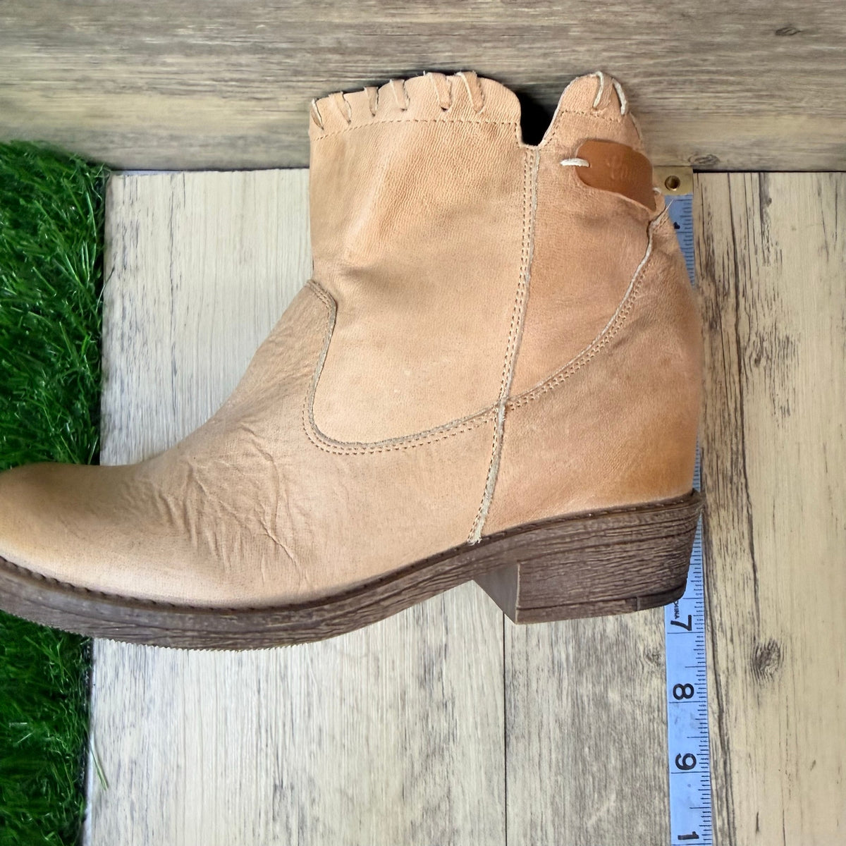 Cool Way Women - Size 7.5 - Sand Ankle Boots