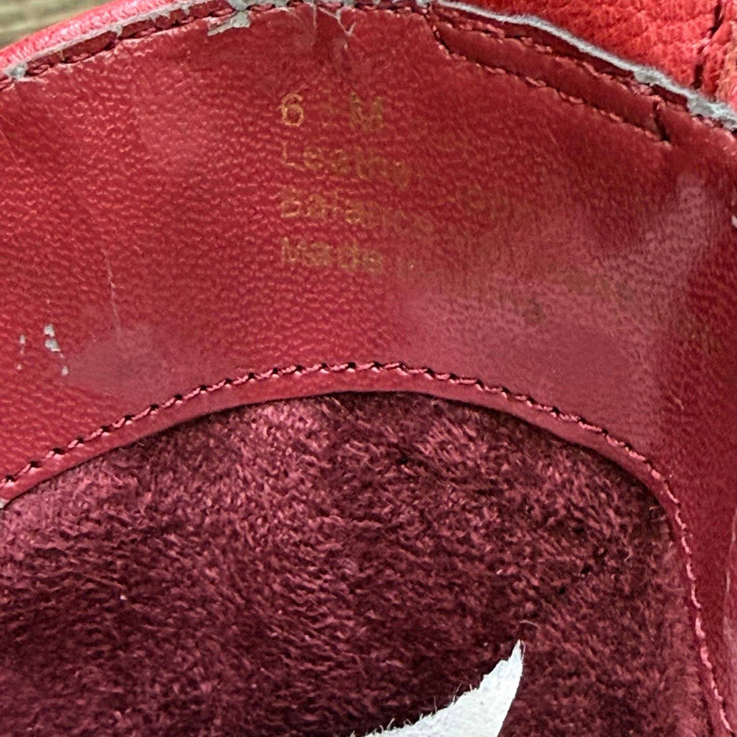 Franco Sarto Women - Size 6.5M -  Red Ankle Boots 0601
