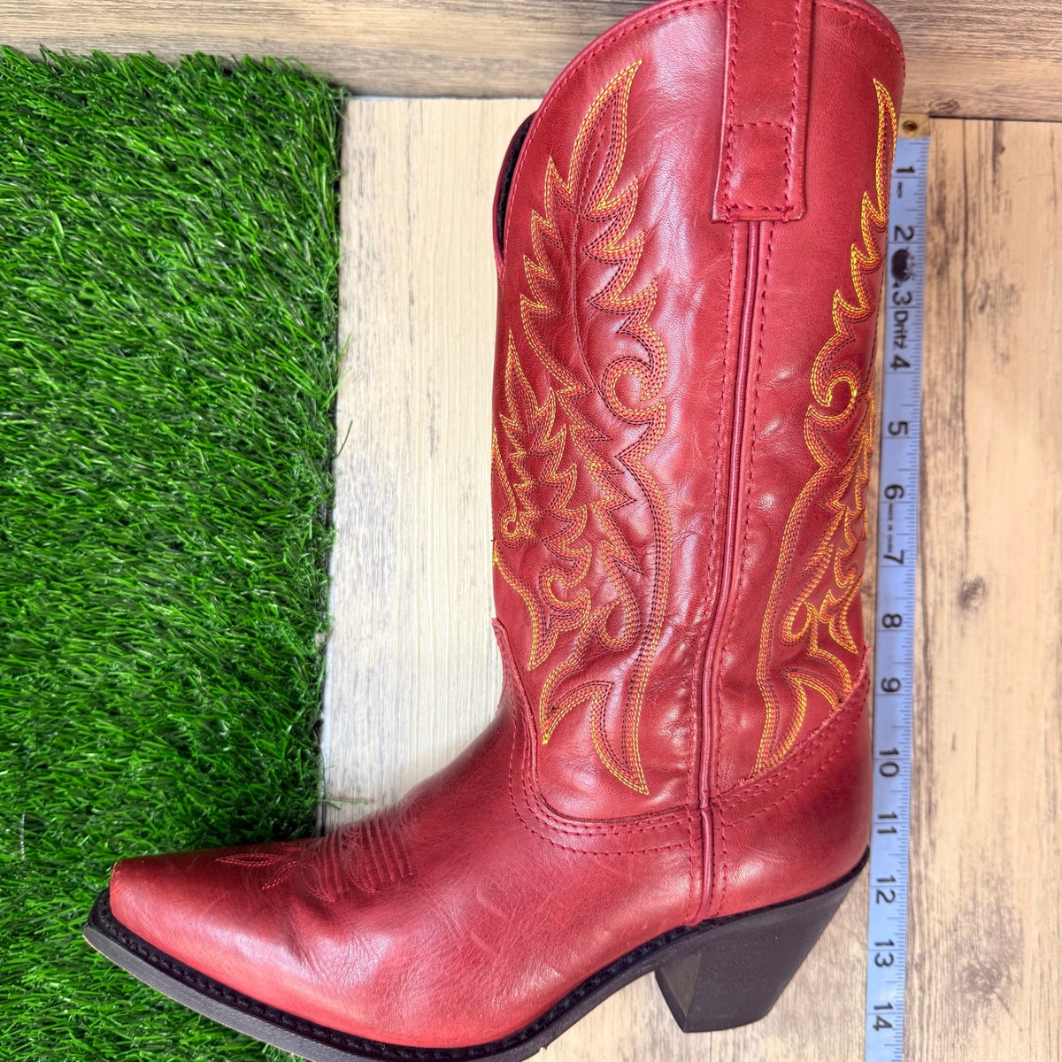 Laredo Men - Size 8M - Red Madison Western Cowboy Boots 51055