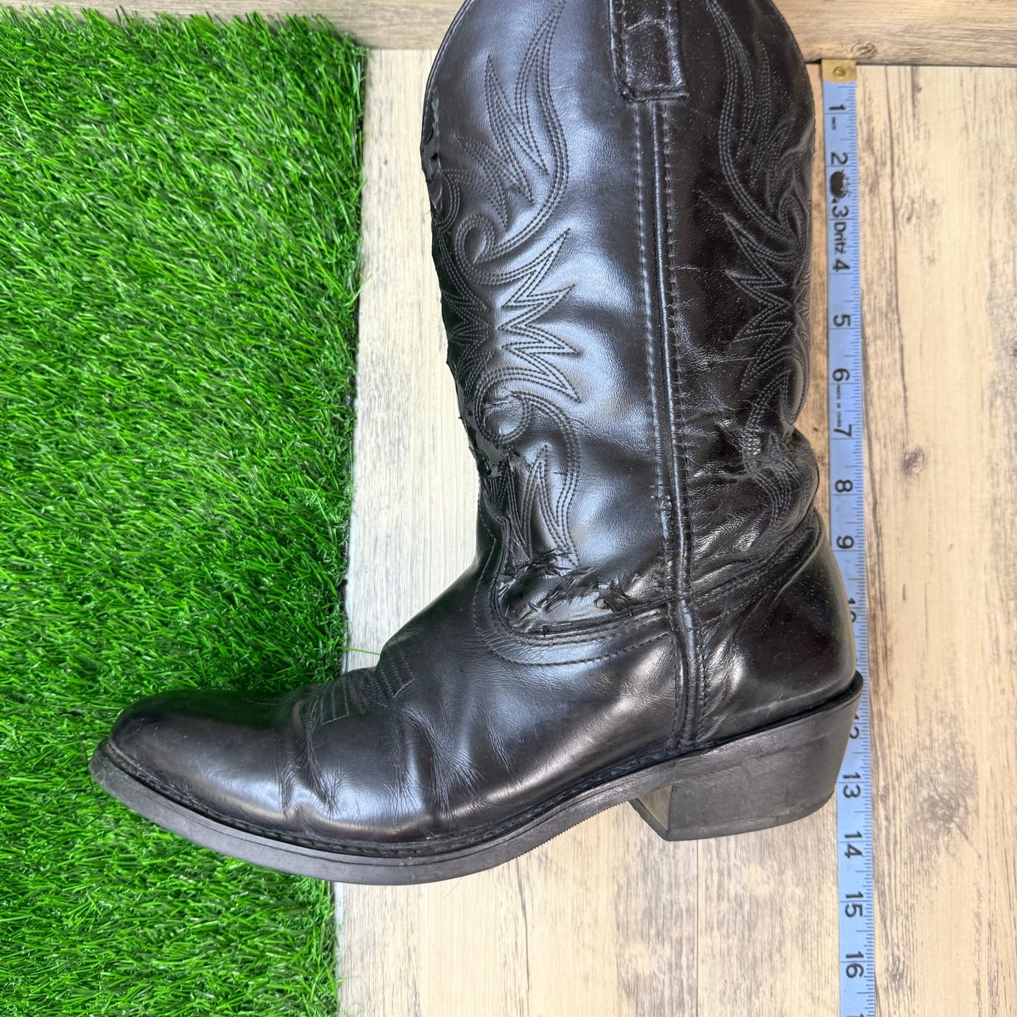 Laredo Men - Size 10D - Black Western Cowboy Boots 4240