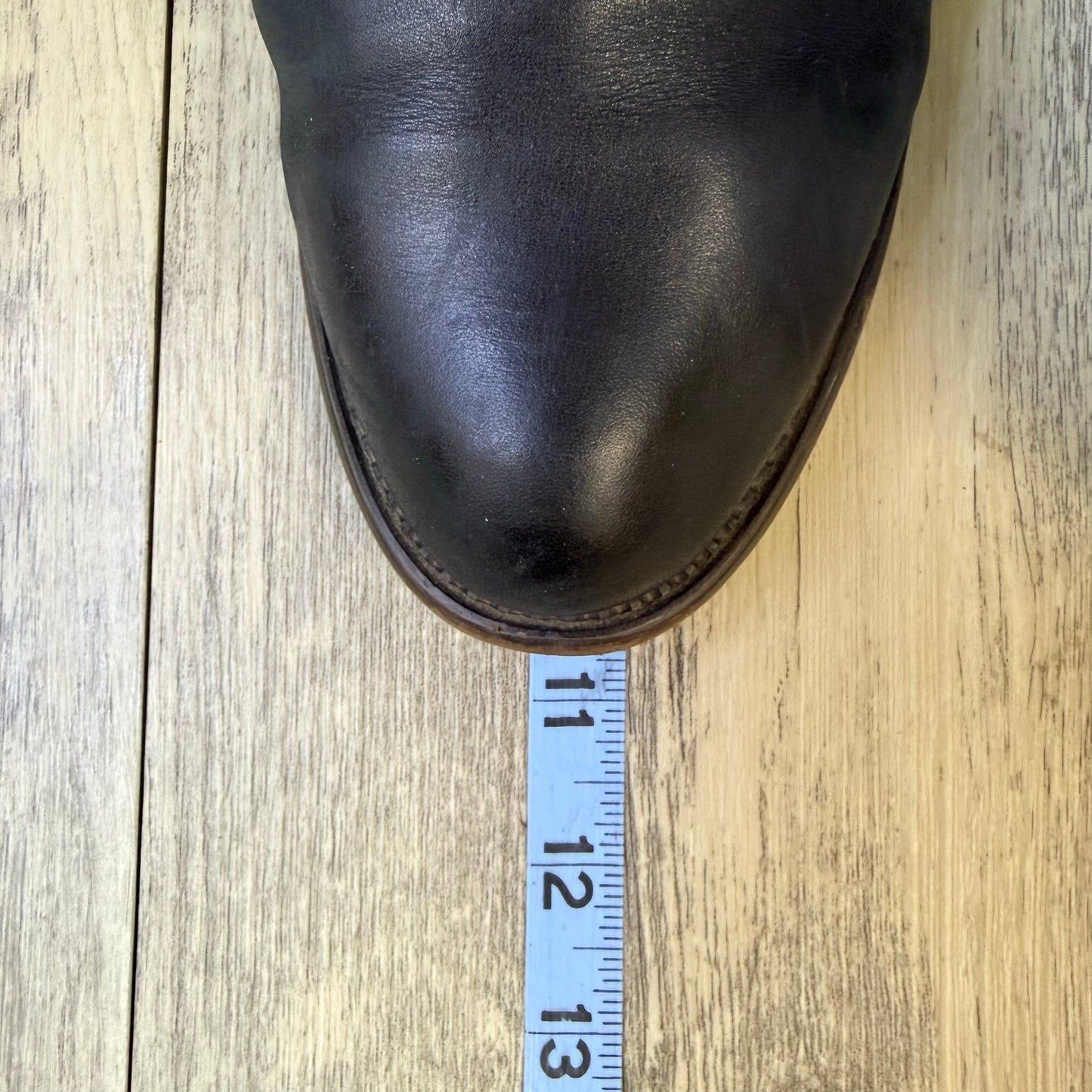 Franco Sarto Women - Size 8.5W - Black Soft Leather Ankle Zipper Boots Happily