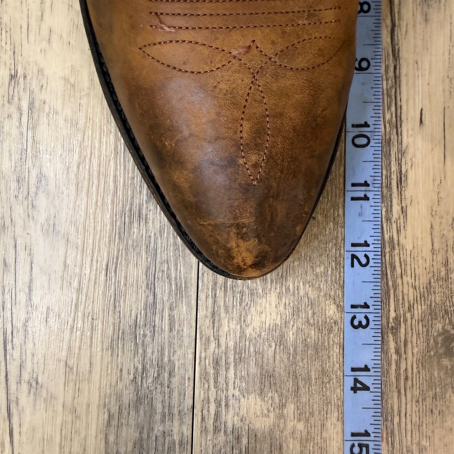 Unknown Men - Size 11M - Vintage Tan Western Cowboy Boots Style 6288