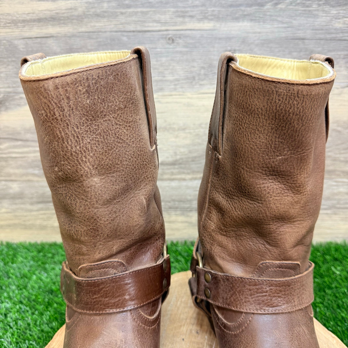 Freebird Men - Size 8 - Brown Copperhead Harness Moto Boots 4789