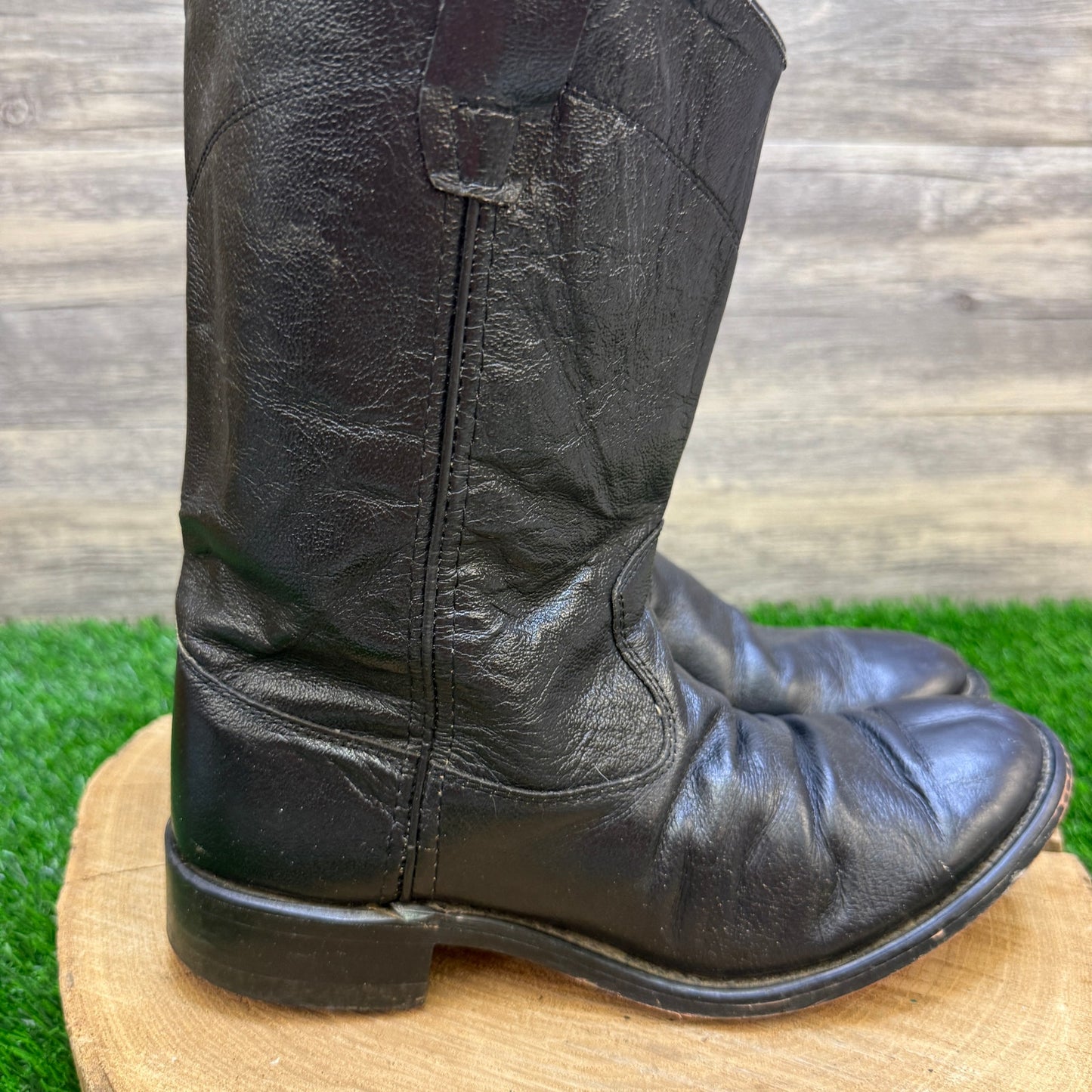 Old West Youth - Size 6 - Black Cowboy Boots Style CRY4110G