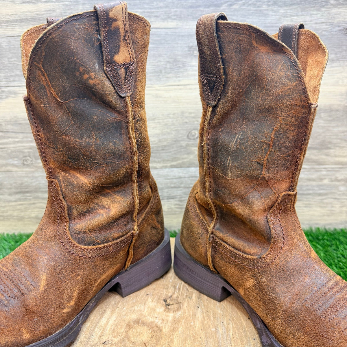 Ariat Men - Size 8D - Brown Urban Ramblers Square Toe Cowboy Boors 10006715