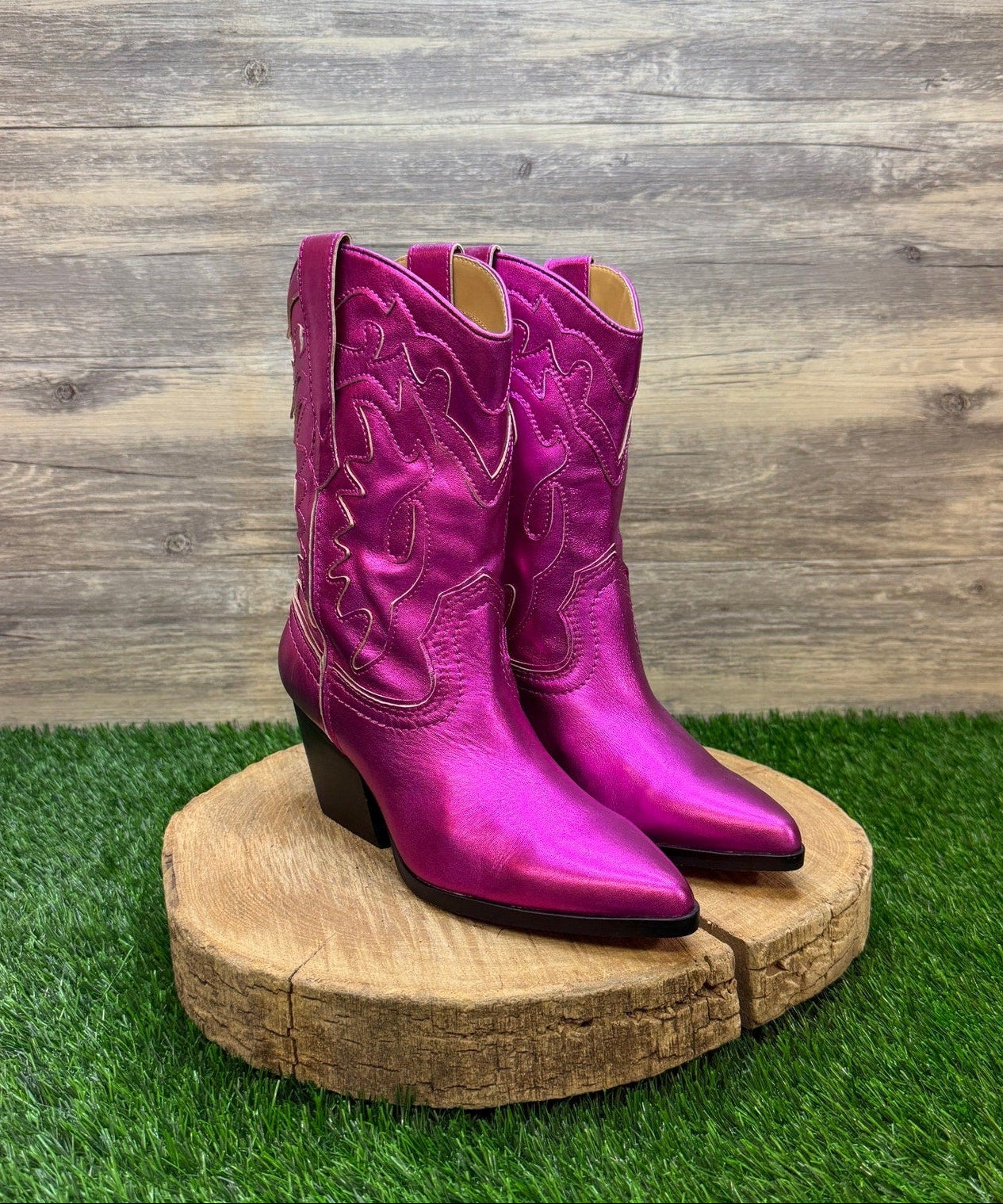 Dolce Vita Women - Size 7.5 - Hot Pink Faux Leather Boots