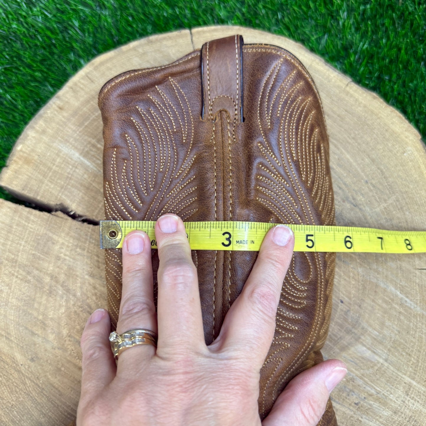 Abilene Women - Size 7M - Brown Cowboy Boots Style 9057