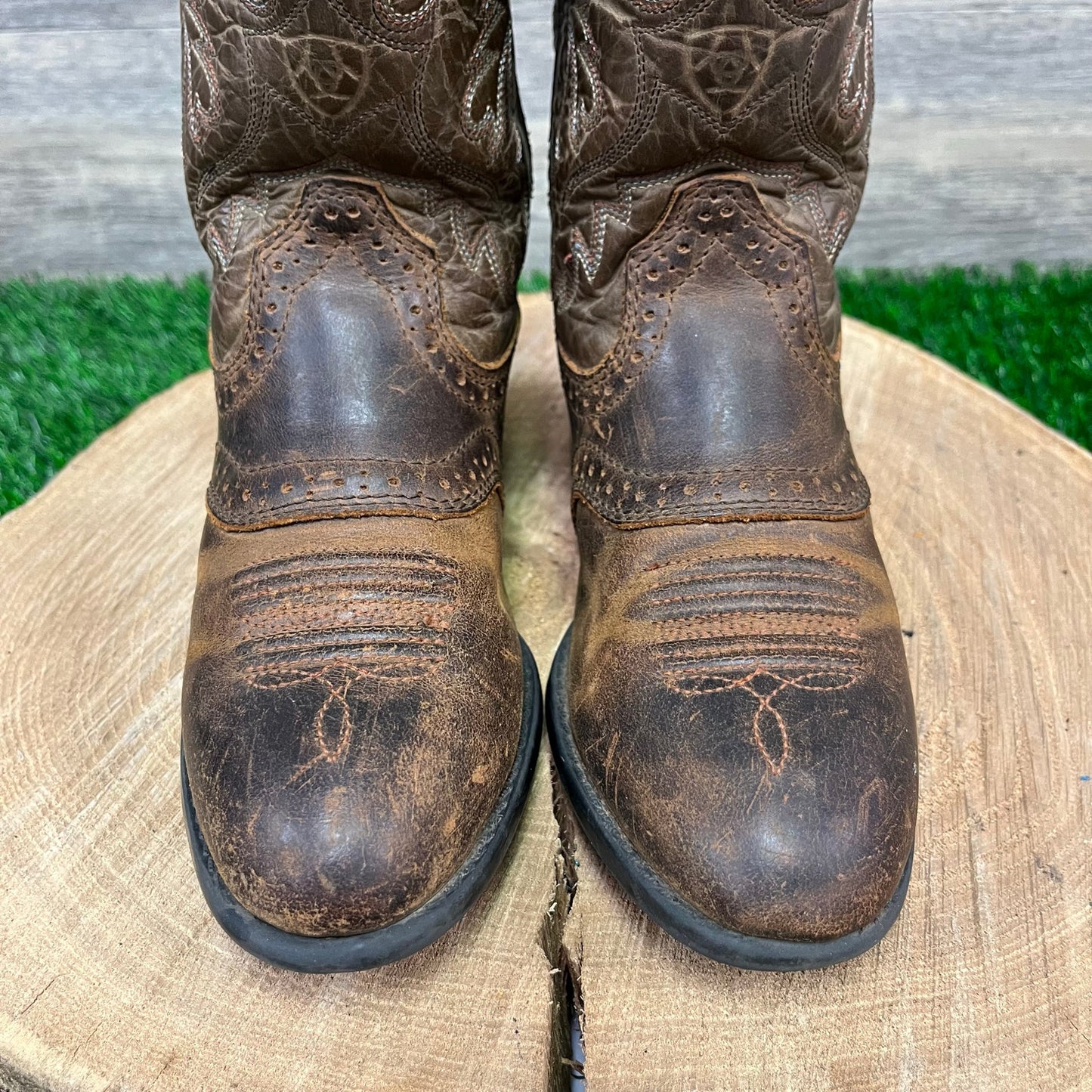 Ariat Youth - Size 12.5 - Brown Cowboy Boots Style 1000178