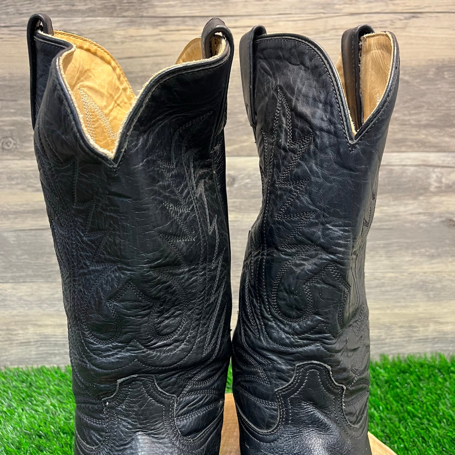 Durango Men - Size 11.5D - Black Cowboy Boots Style DB910X