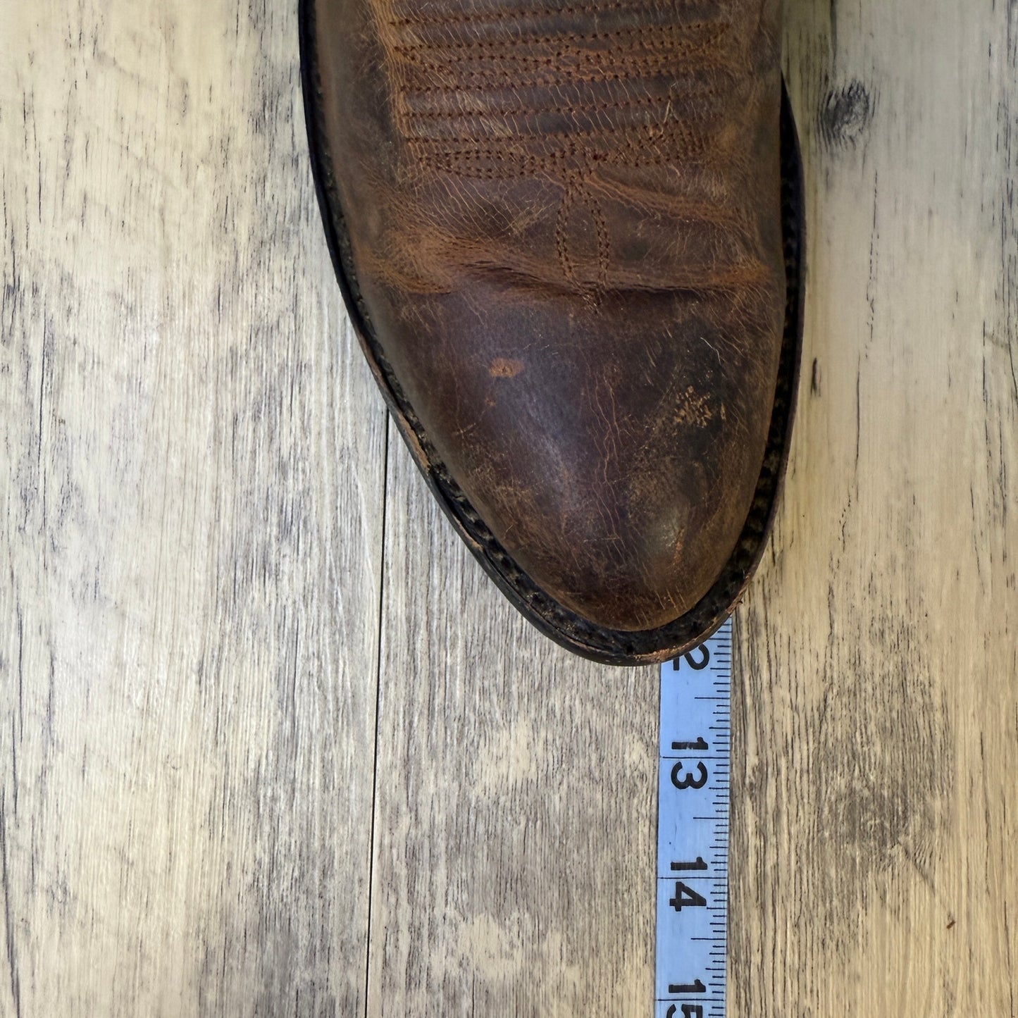 JB Dillon Men - Size 10D - Brown Goat Skin Cowboy Boots Style JBM3205