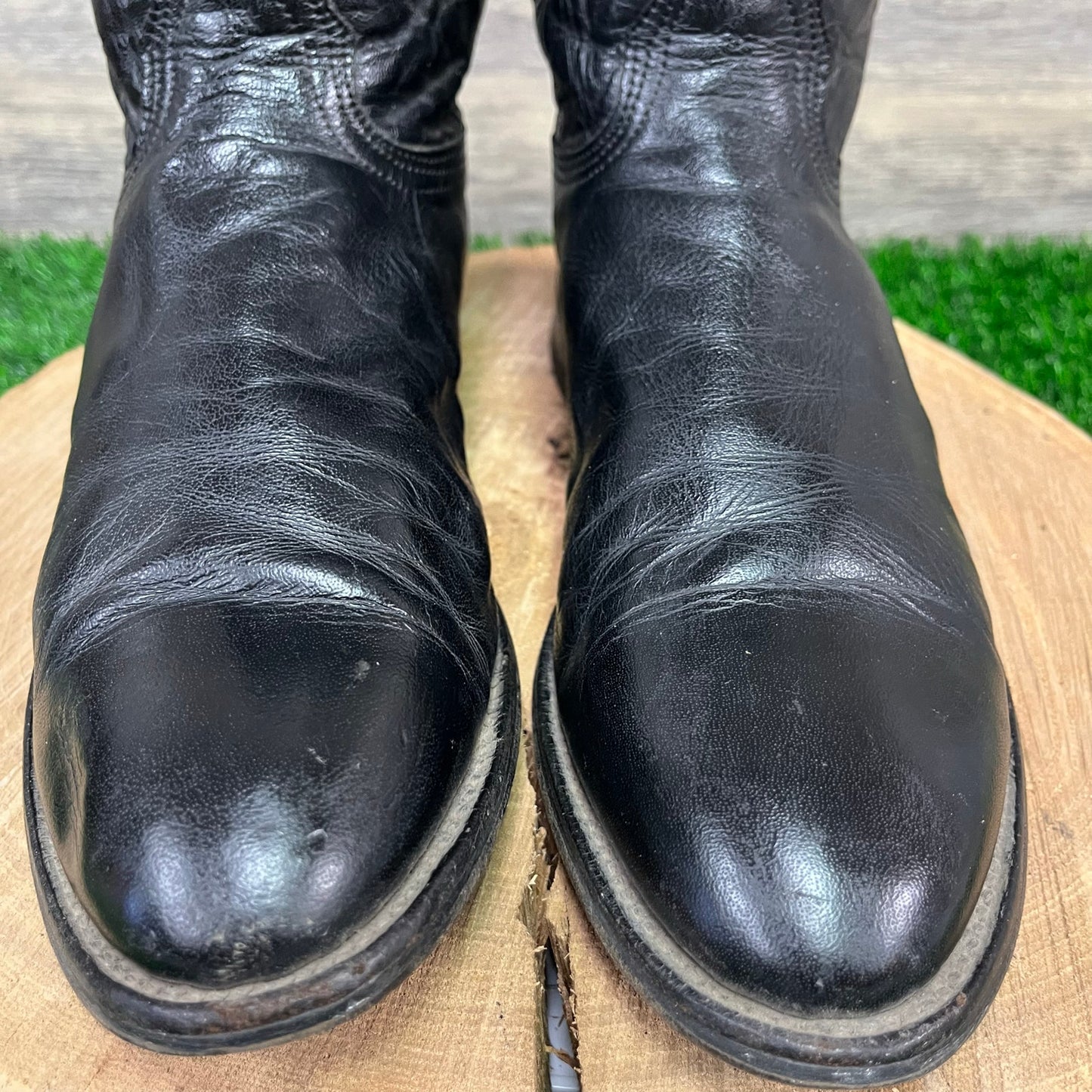 Nocona Women - Size 9.5B - Vintage Black Roper Cowboy Boots Style 111