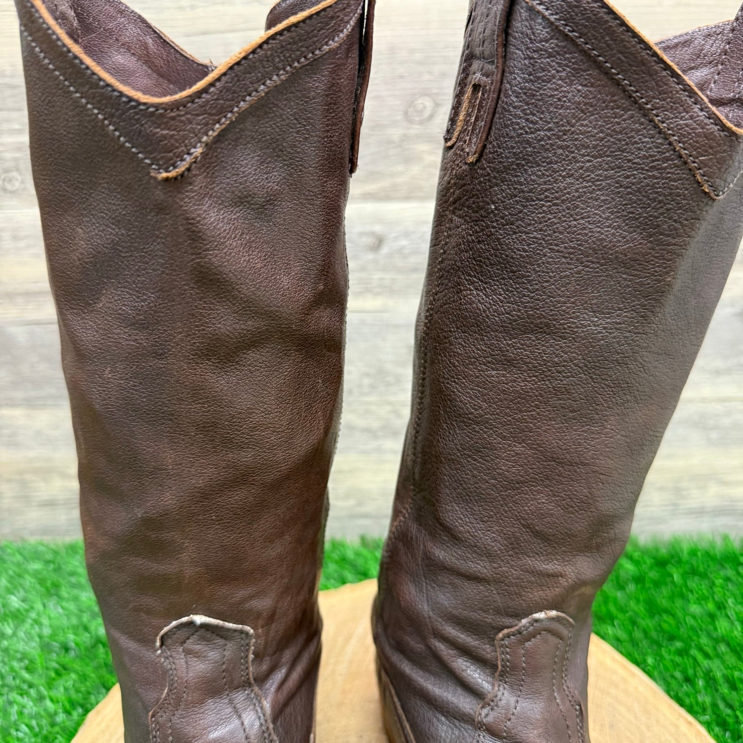 Frye Women - Size 6B - Dark Brown Soft Slouch Boots Style 77687